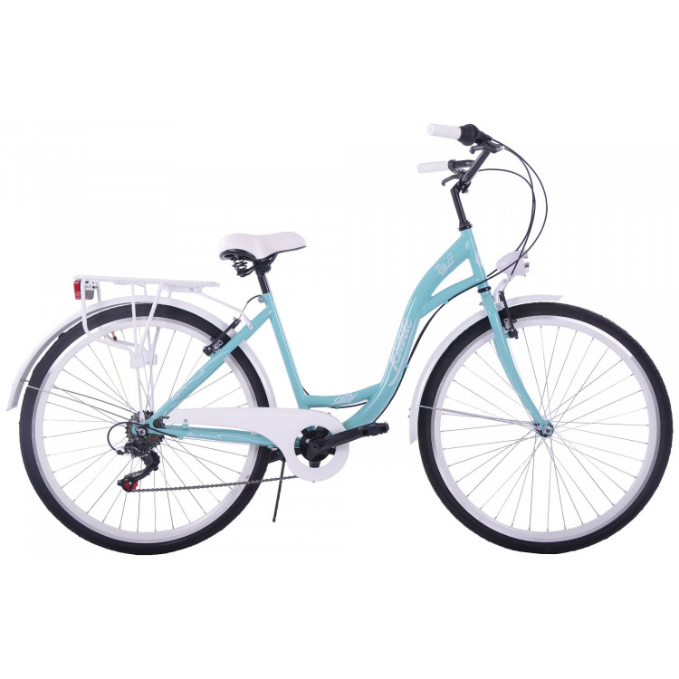 Mestský bicykel 28" Kozbike KOZ13 7 prevodový Modro-biely